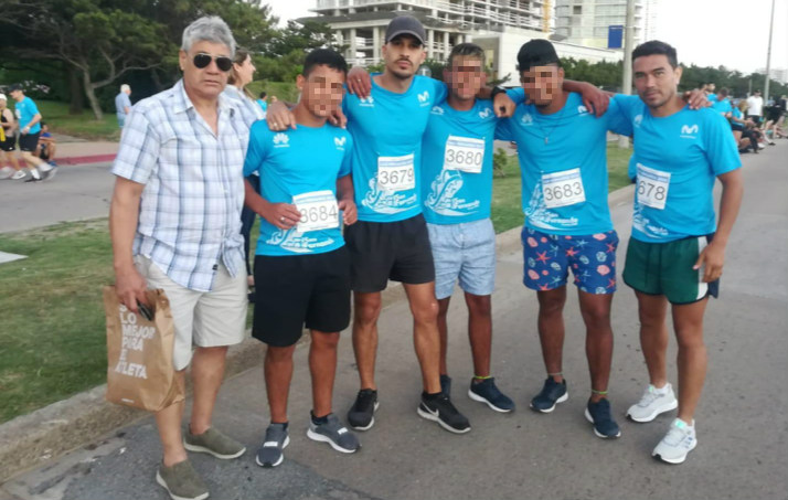Jóvenes de Inisa participaron de la Carrera San Fernando