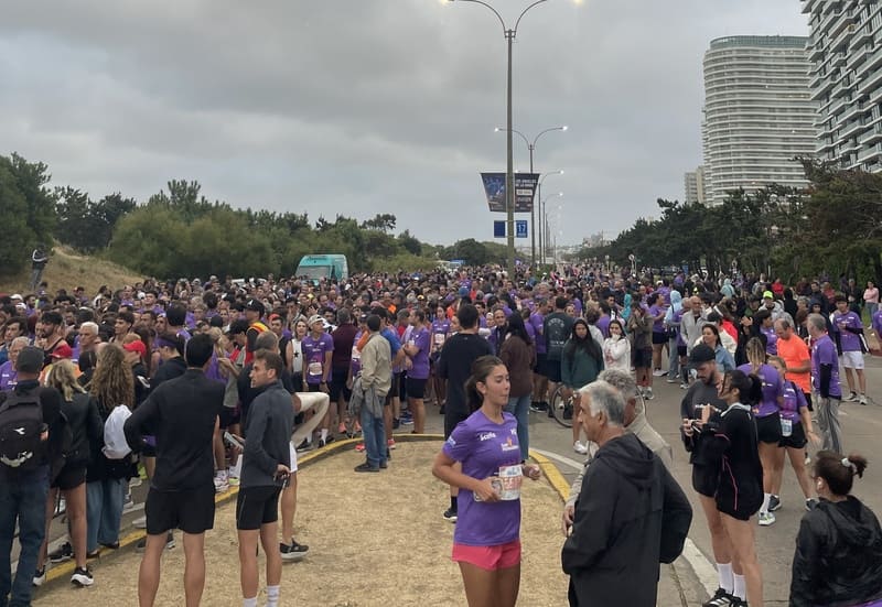 Multitud de competidores