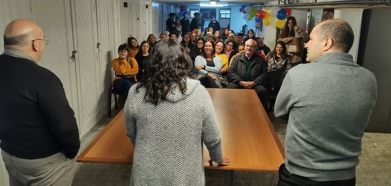 Participantes en la inauguración