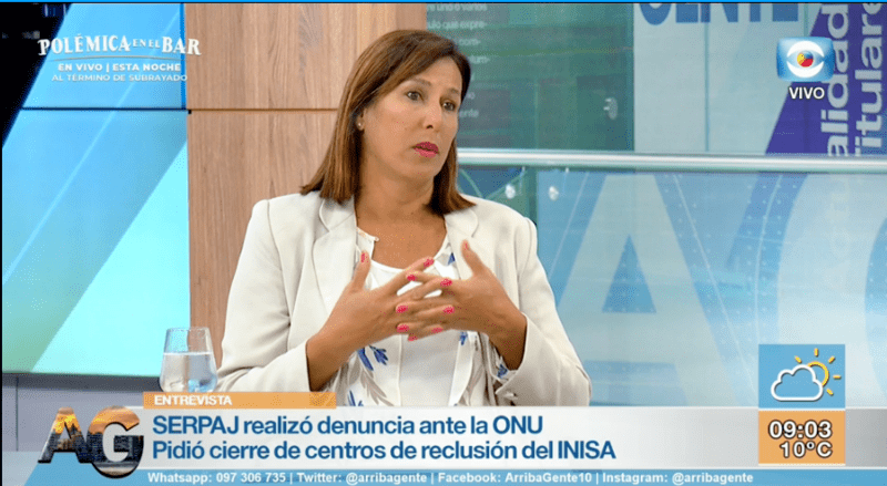 Presidente Inisa de Olivera en Arriba Gente